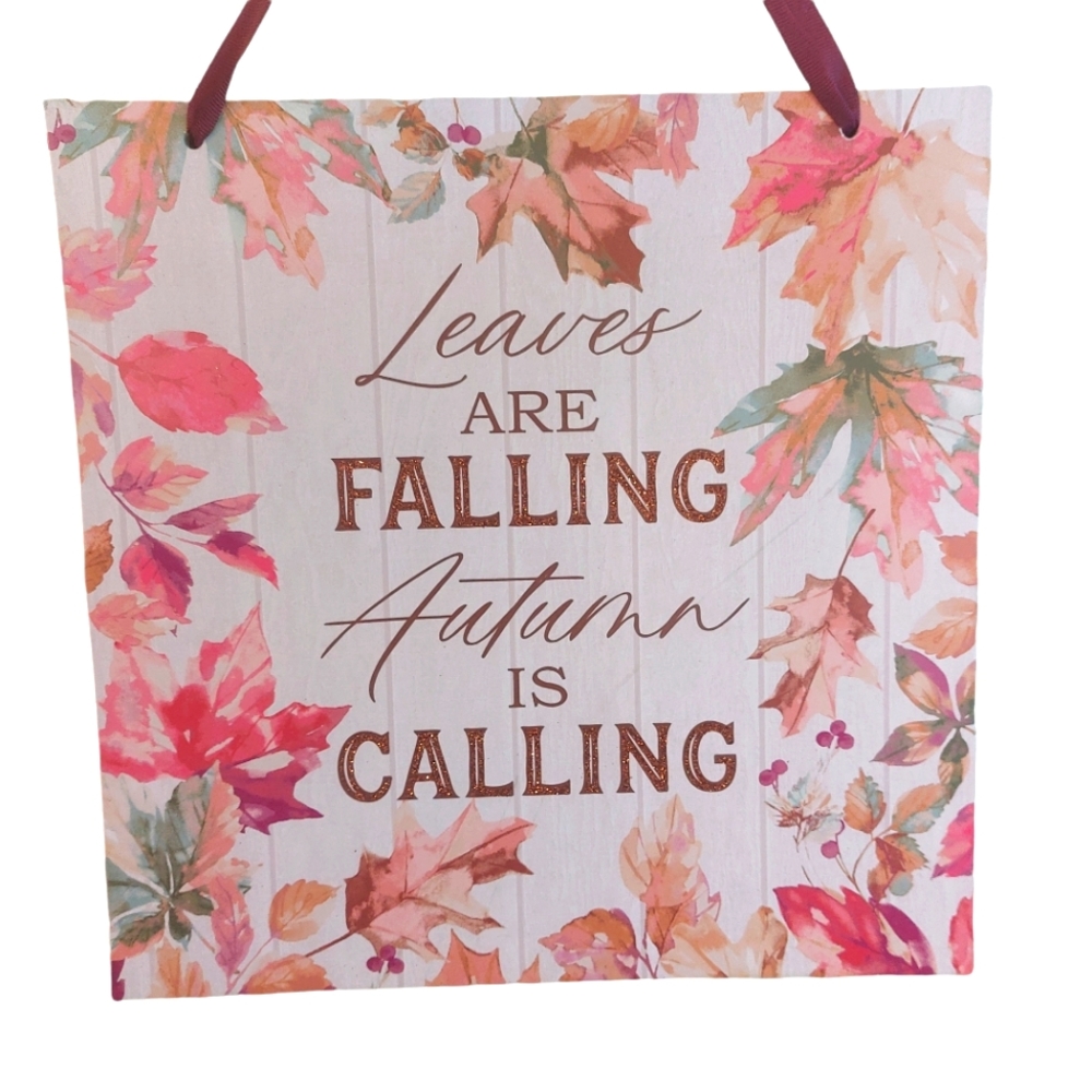 Fall Wall Decor Leaves Are Falling